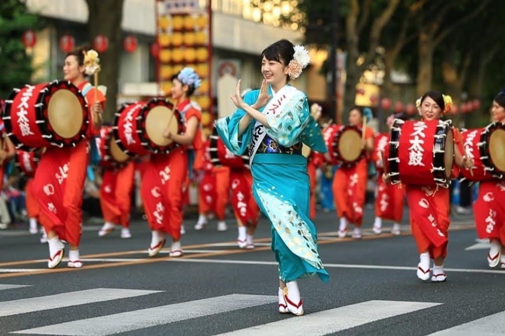 Morioka-Sansa-Odori-Festival-in-Morioka-Japan