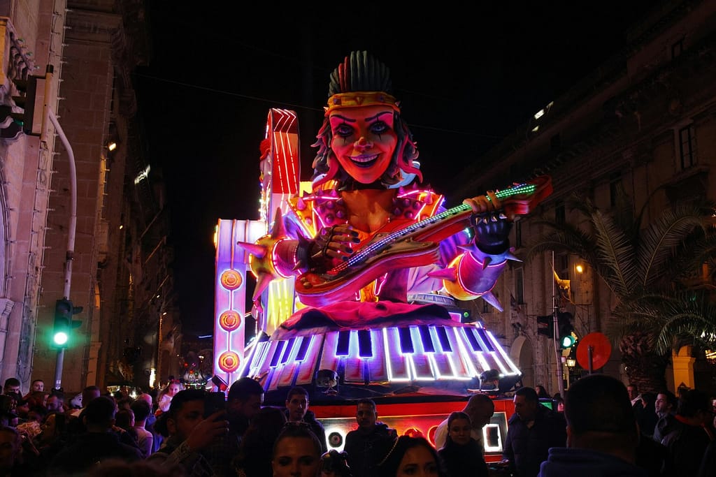 Maltese Carnival in Valletta Malta